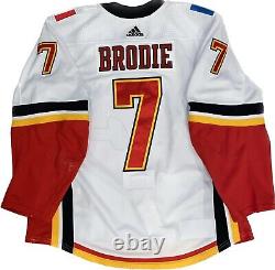 Game Worn Jersey Brodie Calgary Flames NHL Toronto Maple Leafs Jersey