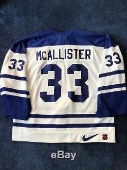 Game Worn / Used 1998/99 Chris McAllister Toronto Maple Leafs Hockey Jersey