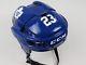 Game Worn Used Ccm Toronto Maple Leafs Nhl Pro Stock Hockey Player Helmet Laich