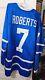 Gary Roberts Custom Blue Autographed Hockey Jersey Beckett Coa