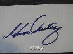 George Armstrong Signed Index Card Beckett Slabbed Toronto Maple Leafs # 2