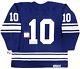 George Armstrong Signed Toronto Maple Leafs Ccm Vintage Jersey Psa Coa L77893