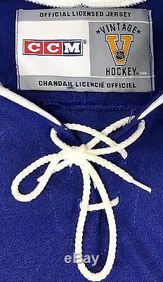 George Armstrong Signed Toronto Maple Leafs CCM Vintage Jersey Psa Coa L77893