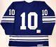 George Armstrong Signed Toronto Maple Leafs Ccm Vintage Jersey Psa Coa L77898