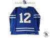 Gordie Drillon Custom Signed Toronto Maple Leafs Vintage Model Blue Jersey