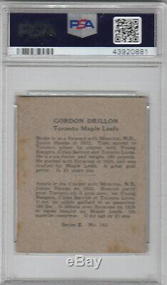 Gordon Drillon RC 1937-38 OPC #142 PSA 2 Good O-pee-chee (Nice 2)