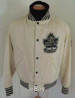 HISTORIC 1968 NELSON MAPLE LEAFS B. C JR HOCKEY Champions Jacket not NHL TORONTO