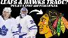 Huge Leafs U0026 Hawks Trade Pastrnak Trade Update Stars Sign Gurianov Driedger Out 7 9 Months