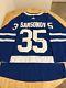 Ilya Samsonov Toronto Maple Leafs Autographed Jersey Jsa Certified