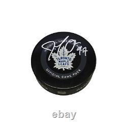 JOE THORNTON Signed Toronto Maple Leafs Official Game Puck