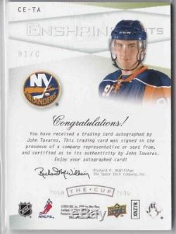 JOHN TAVARES 2009-10 UD The Cup Enshrinements Rookie RC #/50! MAPLE LEAFS