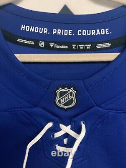 JOHNNY BOWER Toronto Maple Leafs HOF SIGNED Autographed JERSEY AJ Sports COA XL
