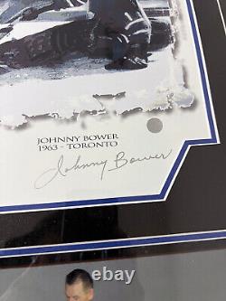 JOHNNY BOWER Toronto Maple Leafs SIGNED Framed 8x10 Print Photo Frameworth COA