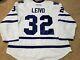 Josh Leivo 15'16 White Toronto Maple Leafs Game Worn Used Hockey Jersey Coa Nhl