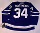 Jsa Auston Matthews Signed 2016-17 Toronto Maple Leafs Home #34 Jersey