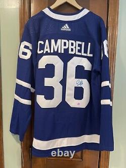 Jack Campbell Signed Authentic Adidas Toronto Maple Leafs Jersey FRAMEWORTH COA