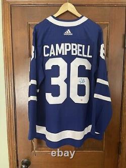 Jack Campbell Signed Authentic Adidas Toronto Maple Leafs Jersey FRAMEWORTH COA