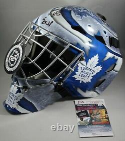 Jack Campbell Signed Full-size Toronto Maple Leafs Goalie Helmet Mask Fs Jsa Coa