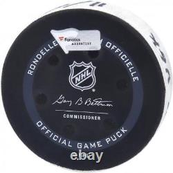 Jack Campbell Toronto Maple Leafs Autographed Game-Used Puck from