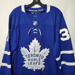 Jack Campbell Toronto Maple Leafs Jersey Authentic Autographed Adidas Blue Sz 54