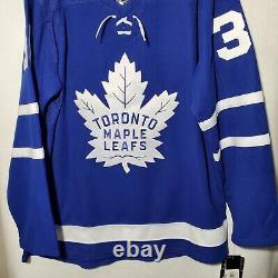 Jack Campbell Toronto Maple Leafs Jersey Authentic Autographed Adidas Blue Sz 54