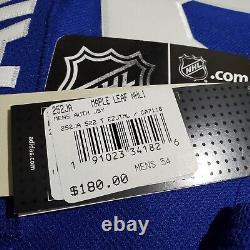 Jack Campbell Toronto Maple Leafs Jersey Authentic Autographed Adidas Blue Sz 54