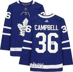 Jack Campbell Toronto Maple Leafs Signed Blue Authentic Jersey