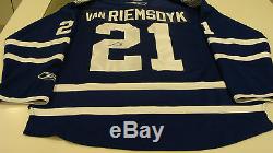 James Van Riemesdyk Toronto Maple Leafs Signed NHL Premier Hockey Jersey Home