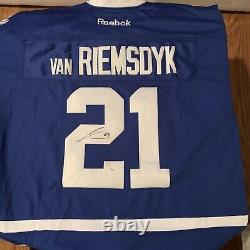 James Van Riemsdyk Signed Reebok Toronto Maple Leafs Jersey Licensed Jsa Coa