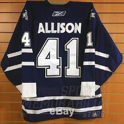 Jason Allison Toronto Maple Leafs Authentic 2005-06 NHL Game Worn Hockey Jersey