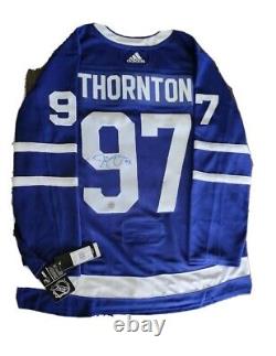 Joe Thornton Autographed Authentic Adidas Toronto Maple Leafs Jersey Size 54