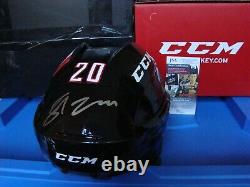 John Tavares Auto Full-Size Team Canada CCM Helmet withJSA COA, Maple Leafs