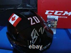 John Tavares Auto Full-Size Team Canada CCM Helmet withJSA COA, Maple Leafs