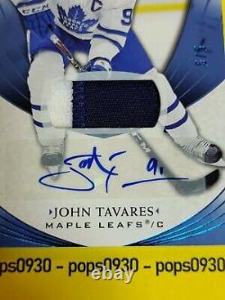 John Tavares, Toronto Maple Leafs, 2021, Trilogy, Patch Auto, #37, Ltd. 5 / 5