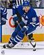 John Tavares Toronto Maple Leafs Signed 16 X 20 Blue Jersey Skating & Puck Photo