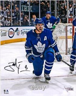 John Tavares Toronto Maple Leafs Signed 8 x 10 Goal Celebration Photo