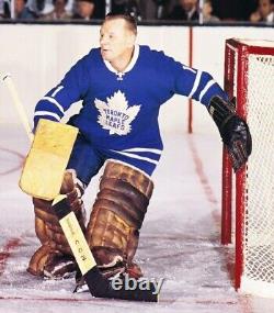 Johnny Bower Signed Toronto Maple Leafs Fanatics Jersey HOF'76 (AJ's COA)