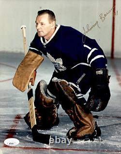 Johnny Bower Signed Toronto Maple Leafs Norman James 8x10 Photo #2 JSA COA