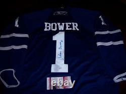 Johnny Bower Toronto Mapleleafs Jsa/coa Signed Official Licensed Jersey
