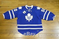 Jonas Gustavsson Toronto Maple Leafs Game Used Goalie Jersey