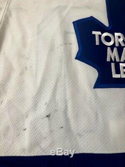 Jonas Monster Gustafson Game Worn Toronto Maple Leafs Goalie Jersey