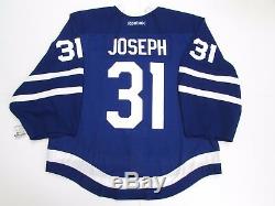 Joseph Maple Leafs Alumni Centennial Classic Reebok Edge Jersey Goalie Cut 58