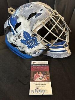 Joseph Woll Signed Toronto Maple Leafs Goalie Mask Autographed Auto JSA COA