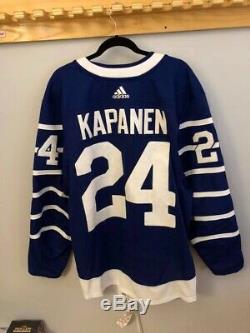 Kasperi Kapanen #24 Game Worn/Used Toronto Maple Leafs Arenas Jersey with COA