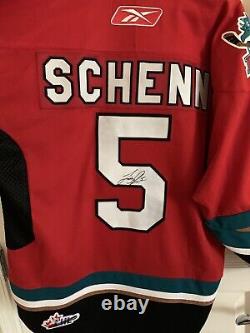 Kelowna Rockets Luke Schenn Auto Jersey Toronto Maple Leafs Size Medium