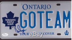 Ken Dryden Signed Toronto Maple Leafs License Plate With Jsa Autograph Coa Hof