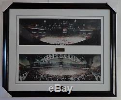 Last and First Game Opening Faceoff Toronto Maple Leafs 41x34 Framed Photos