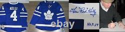Len Red Kelly Autographed Full Name Toronto Maple Leafs Fanatics Licensed Jersey