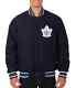 Letterman Toronto Maple Leafs Navy Blue All Wool Varsity Jacket