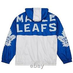 M&N Windbreaker Anorak Jacket ORIGINS Toronto Maple Leafs